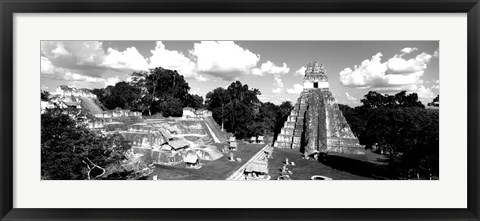 Framed Ruins Of An Old Temple, Guatemala Print