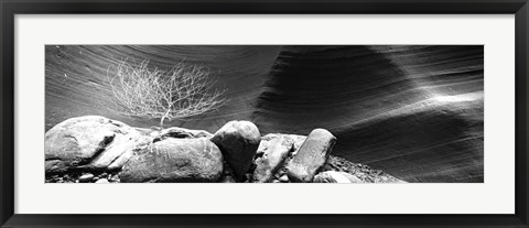 Framed Rock formations, Antelope Canyon, Lake Powell Navajo Tribal Park, Arizona Print