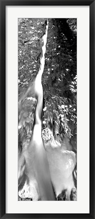 Framed Stream flowing through rocks, North Creek, Zion National Park, Utah Print