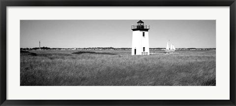 Framed Long Point Light, Long Point, Provincetown, Cape Cod, Massachusetts Print