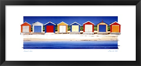 Framed Beach Colour Print