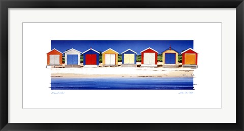 Framed Beach Colour Print