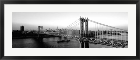 Framed Manhattan Bridge, NYC, NY Print