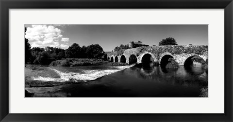 Framed Thirteen Arch Bridge over the River Funshion, Glanworth, Ireland Print