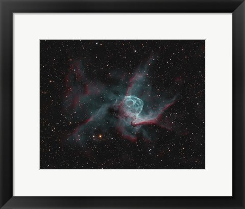 Framed NGC 2359, Thor&#39;s Helmet Print