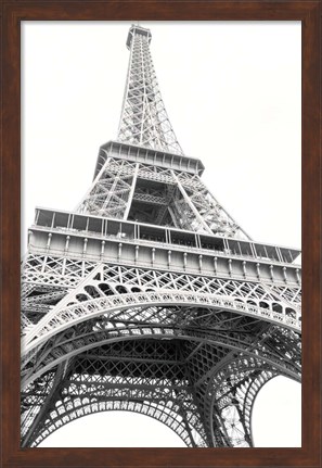 Framed Eiffel up Close Print