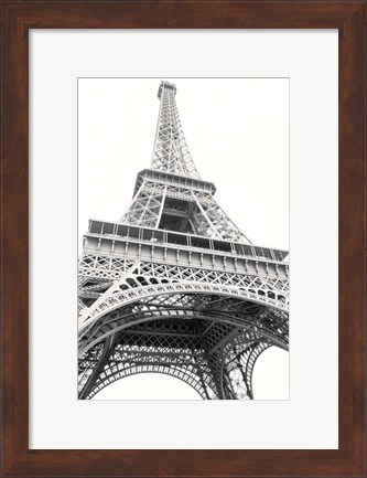 Framed Eiffel up Close Print