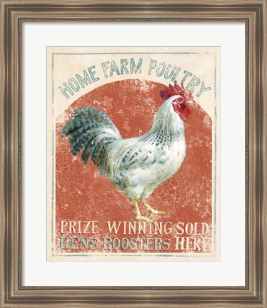 Framed Farm Nostalgia IV Print