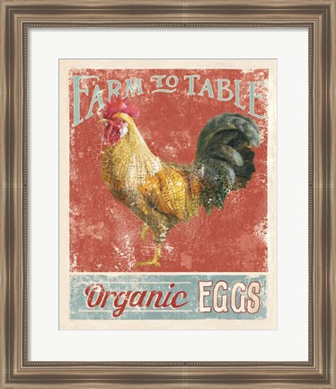 Framed Farm Nostalgia V Print