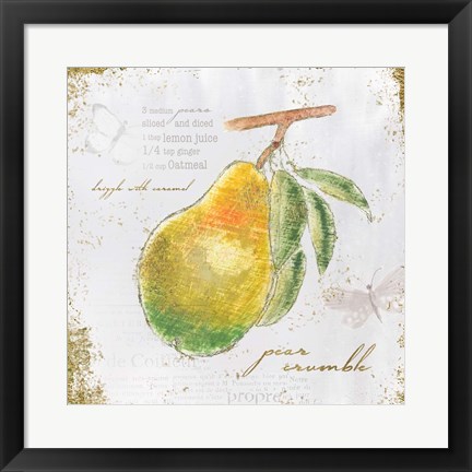 Framed Garden Treasures III Print