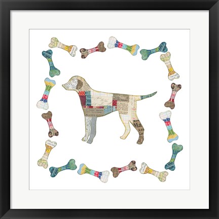 Framed Good Dog II Print