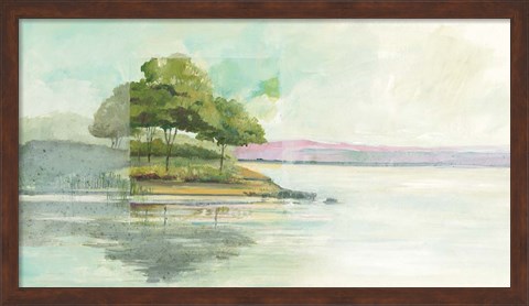 Framed Lake Front I Print