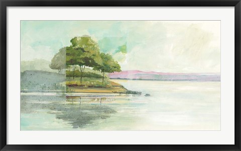 Framed Lake Front I Print