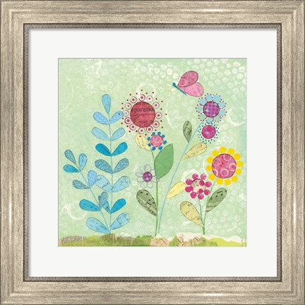 Framed Pattys Garden II Print