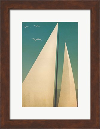 Framed Sails I Print