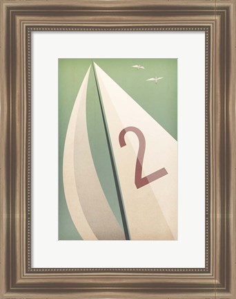 Framed Sails VIII Print