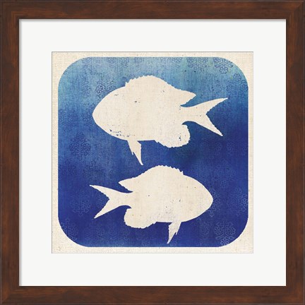 Framed Watermark Fish Print