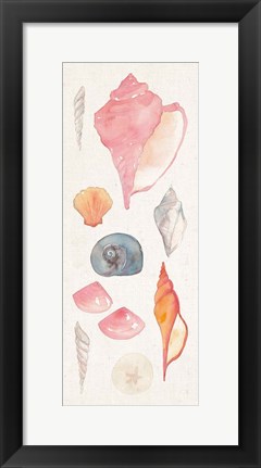 Framed Sea Gems I Print