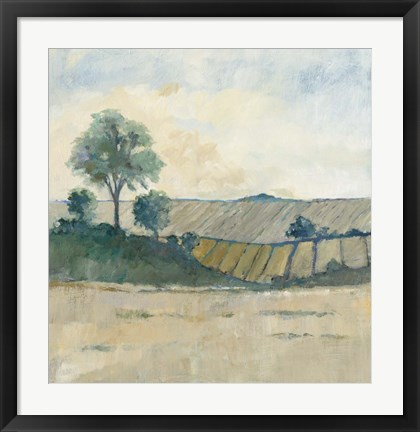 Framed Fields before the Storm Print