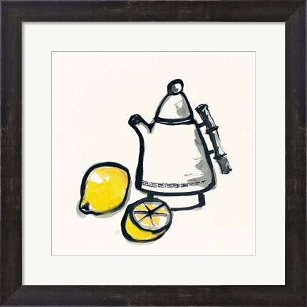 Framed Tea and Lemons Print
