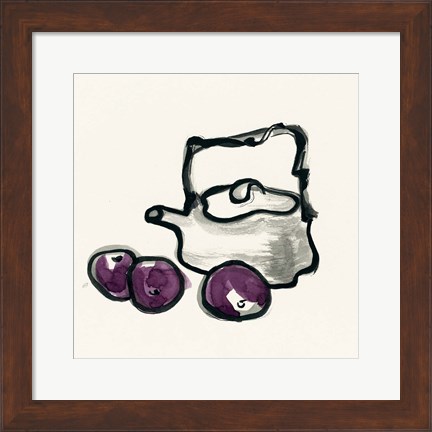 Framed Tea and Plums Print