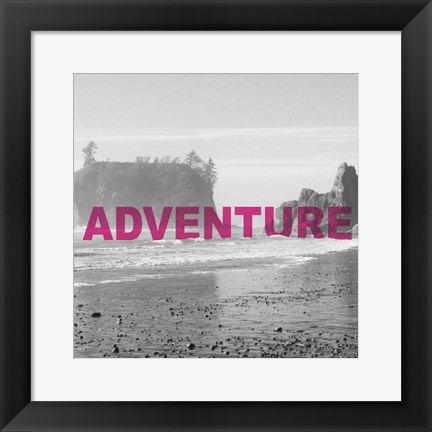 Framed Bold Adventures V Print