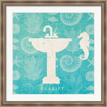 Framed Pacific Bath II Print