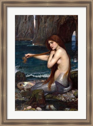 Framed Mermaid Print