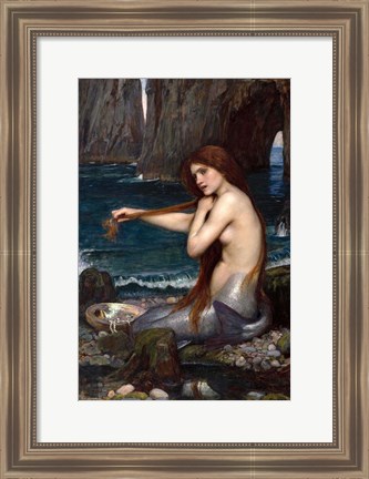 Framed Mermaid Print