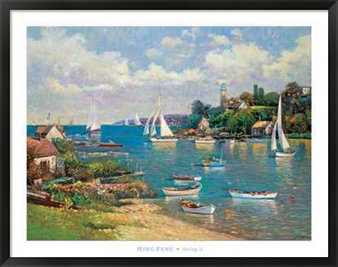 Framed Sailing in Print