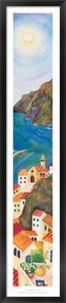 Framed Villaggio Sul Golfo Print