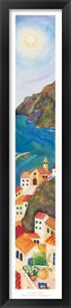 Framed Villaggio Sul Golfo Print