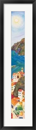 Framed Villaggio Sul Golfo Print