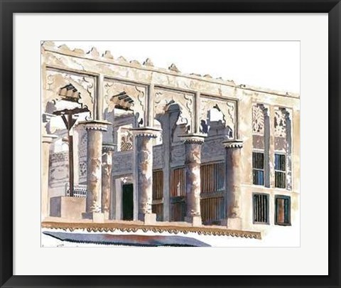 Framed Ancient Archways, Arabia Print