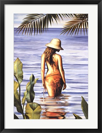 Framed Tropical Resort II Print