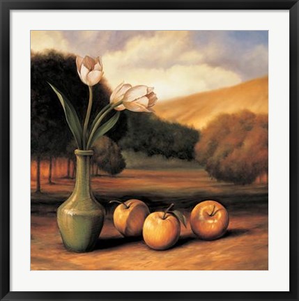 Framed Apple Landscape Print