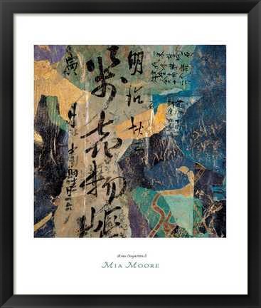 Framed Asian Composition II Print