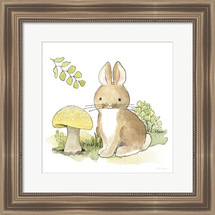 Framed Baby Woodland IV Print