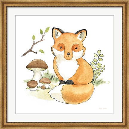 Framed Baby Woodland I Print