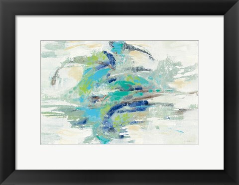 Framed River Whirlpool Print