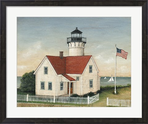 Framed Lighthouse Keepers Home Print