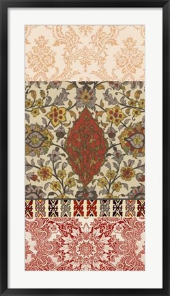 Framed Bohemian Tapestry I Print