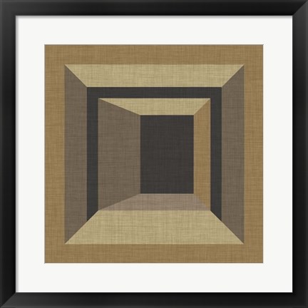 Framed Geometric Perspective VII Print