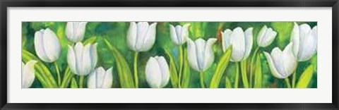 Framed Tulipani Bianchi Print