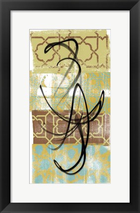 Framed Rhythmic Motion I Print