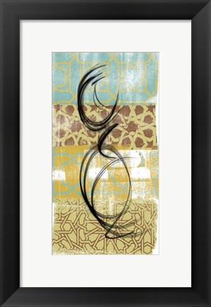 Framed Rhythmic Motion II Print