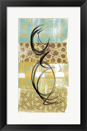 Framed Rhythmic Motion II Print