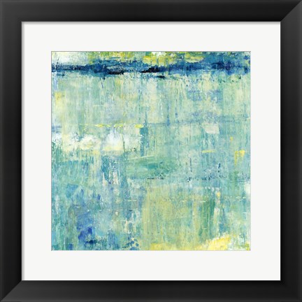 Framed Water Reflection II Print