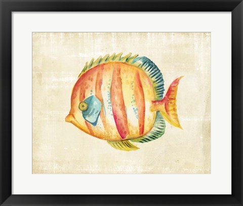 Framed Aquarium Fish II Print