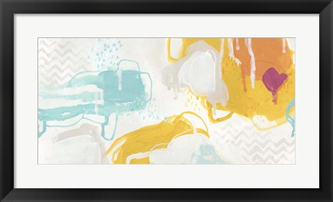 Framed Playful Color II Print